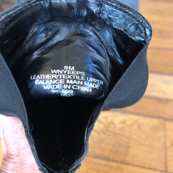 Nine West Chelsea Boots, Black leather, Size 9 - Picture 2 of 12